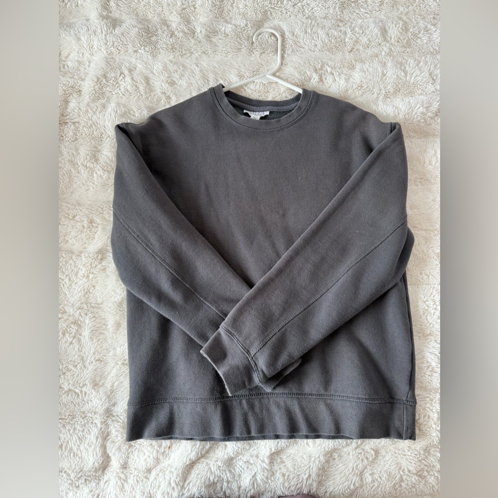 Topshop Grey Sweatshirt Small